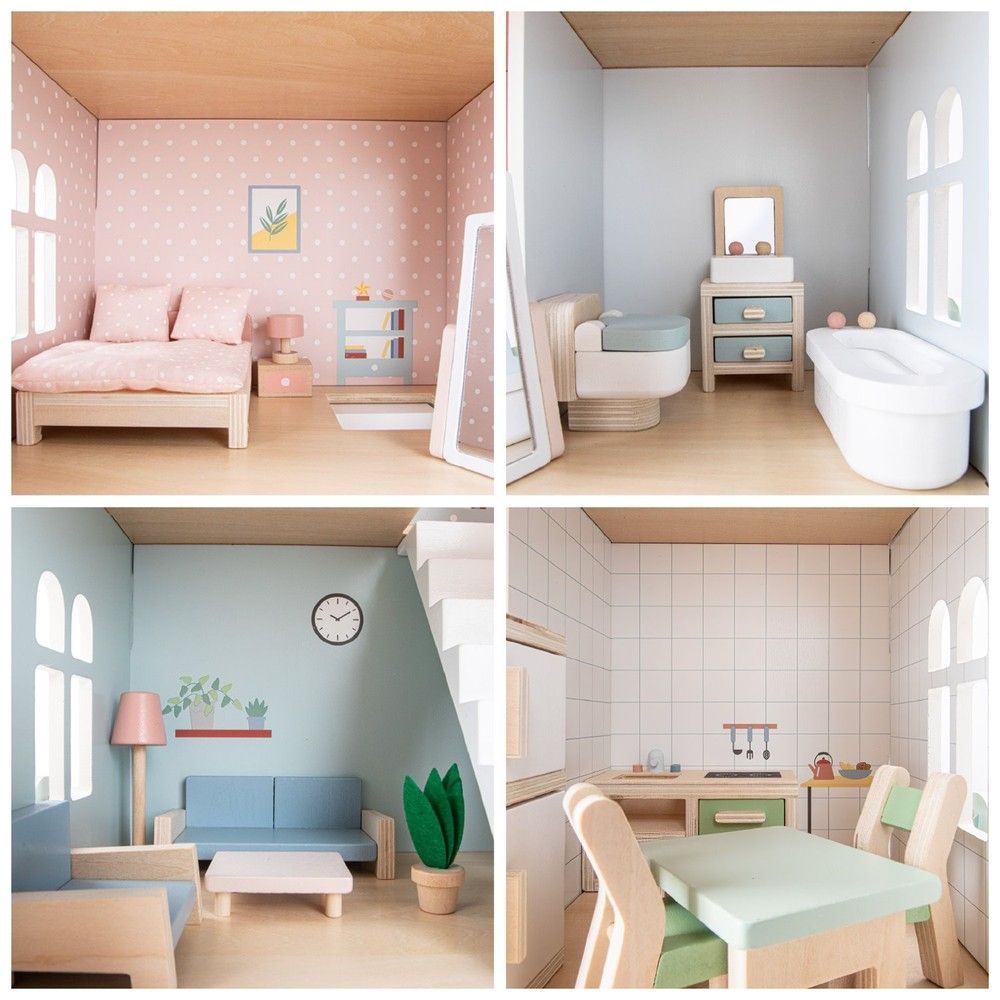 Домик для кукол с мебелью New Classic Toys (07307) 8718446107307 фото