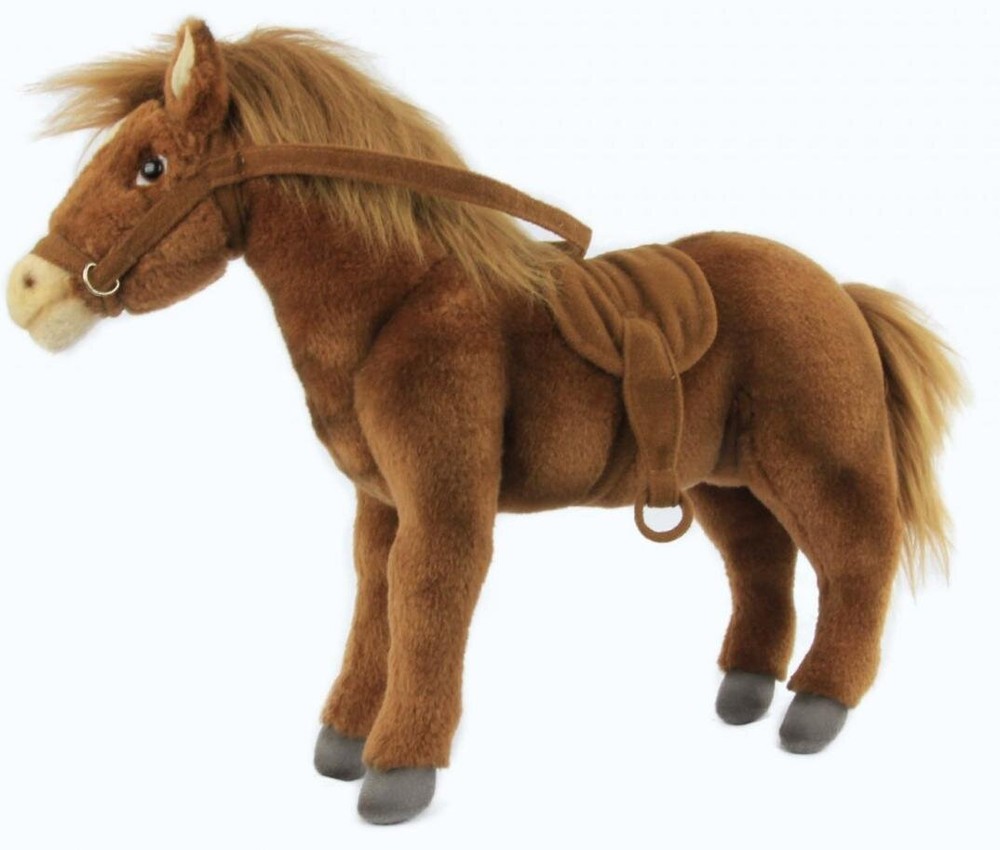 Hansa® | М'яка іграшка HANSA Кінь з сідлом, 37см (5811)