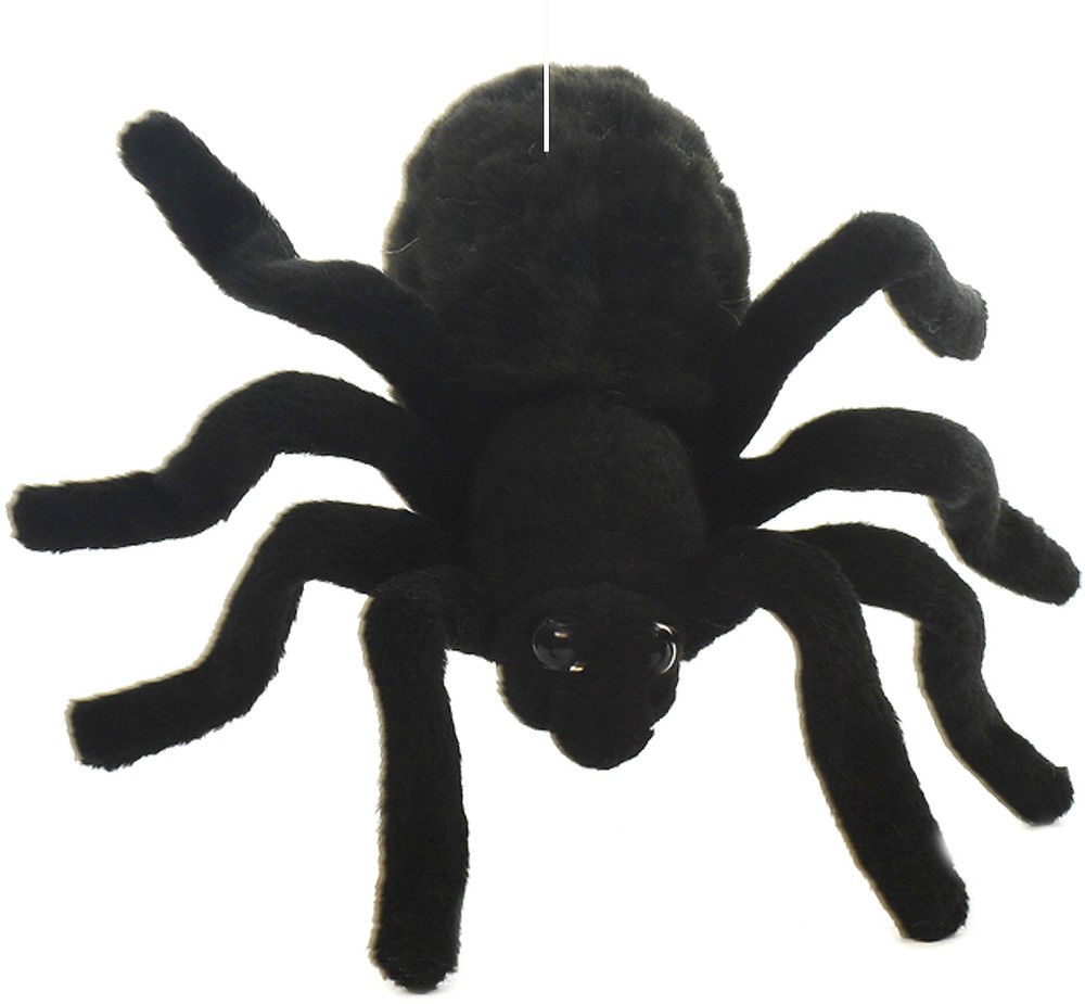 Hansa® | Павук Чорний тарантул, 19 см, реалістична м'яка іграшка Hansa Toys (4729)