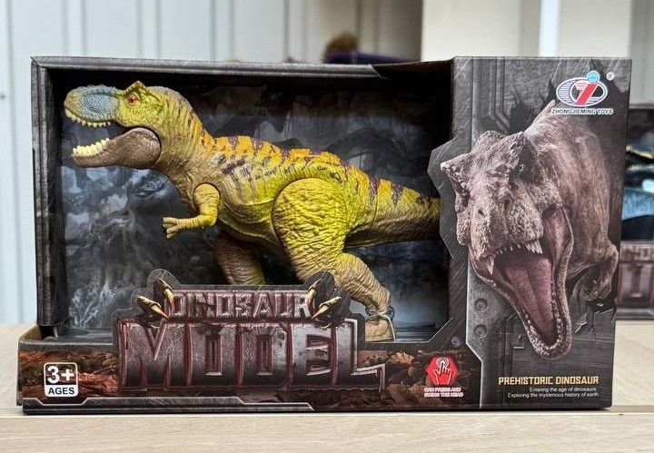 Фігурка Тиранозавр, що рухається зелений Dino Toys (57372) 2986096057372 фото