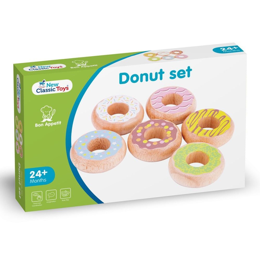 Игровой набор "Пончики Донатс" New Classic Toys 8718446106294 фото