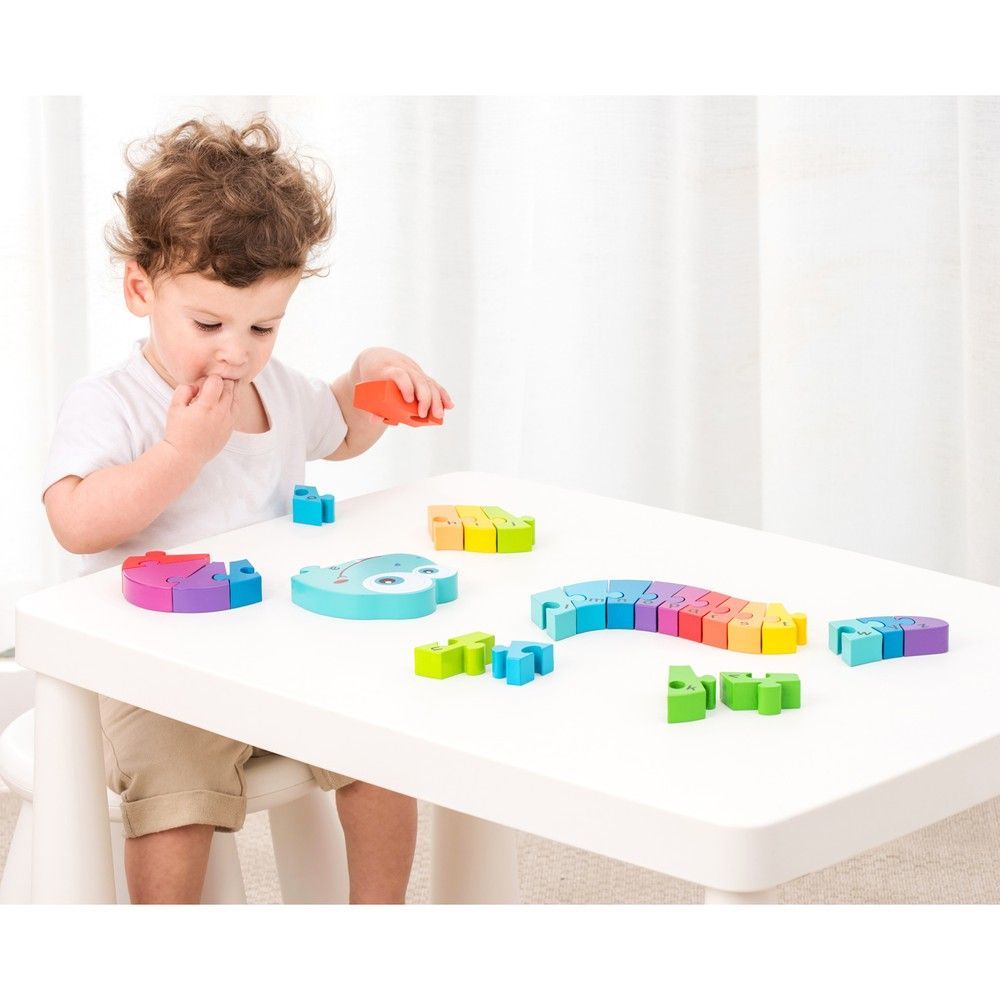 Развивающий игровой Пазл New Classic Toys "Азбука, Змейка" 8718446105334 фото
