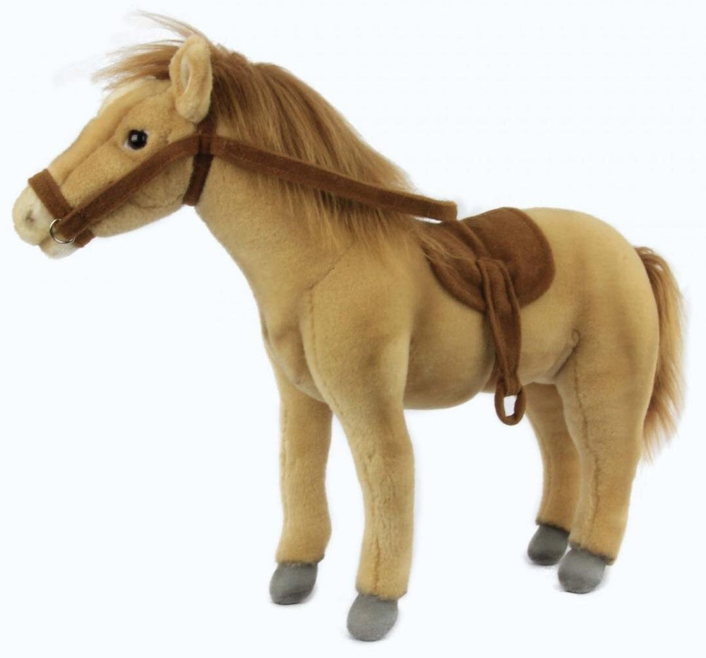 Hansa® | Мягкая игрушка HANSA Лошадь с седлом, 37см (беж.) (5810)