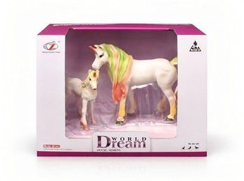 Набор Единорог Нежность 2шт желтый , Dino Toys (55668) 2986096055668 фото