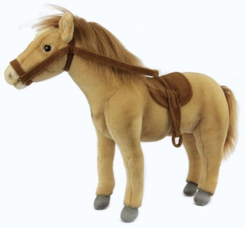 Hansa® | Мягкая игрушка HANSA Лошадь с седлом, 37см (беж.) (5810)