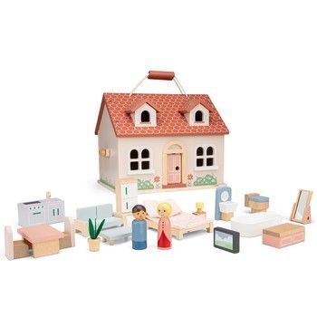 Домик для кукол с мебелью раскладной, New Classic Toys (07352) 8718446107352 фото