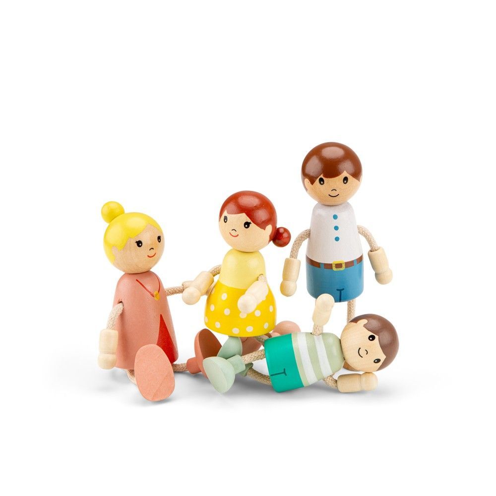 Набір ляльок для лялькового будиночка, New Classic Toys (107406) 8718446107406 фото