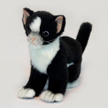 Hansa® | Мягка игрушка Черный котенок, 16 см, HANSA (6487)