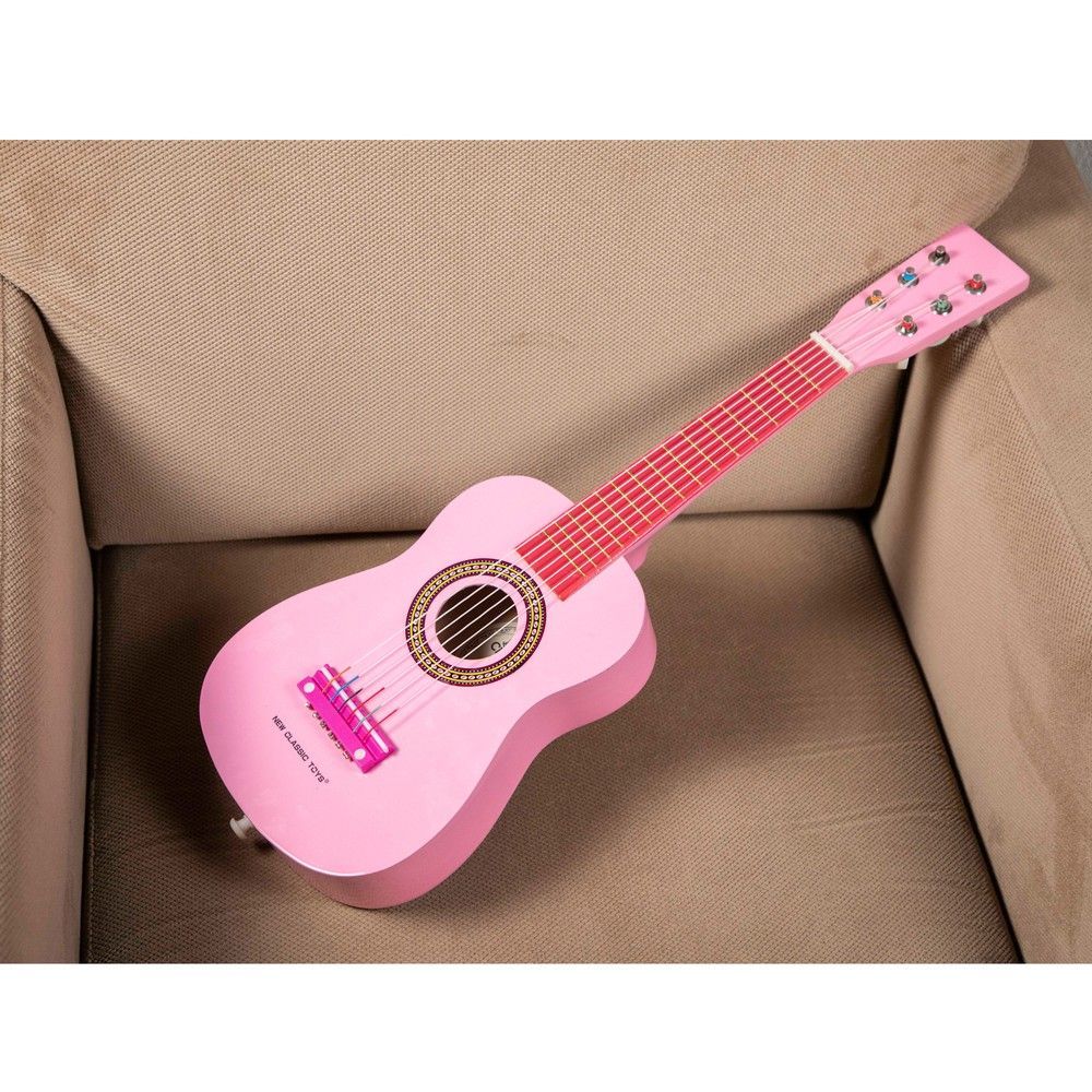 Гитара розовая игрушечная, New Classic Toys (03453) 8718446103453 фото