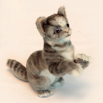 Hansa® | Мягкая игрушка Серенький котенок, 16 см, HANSA (6488)