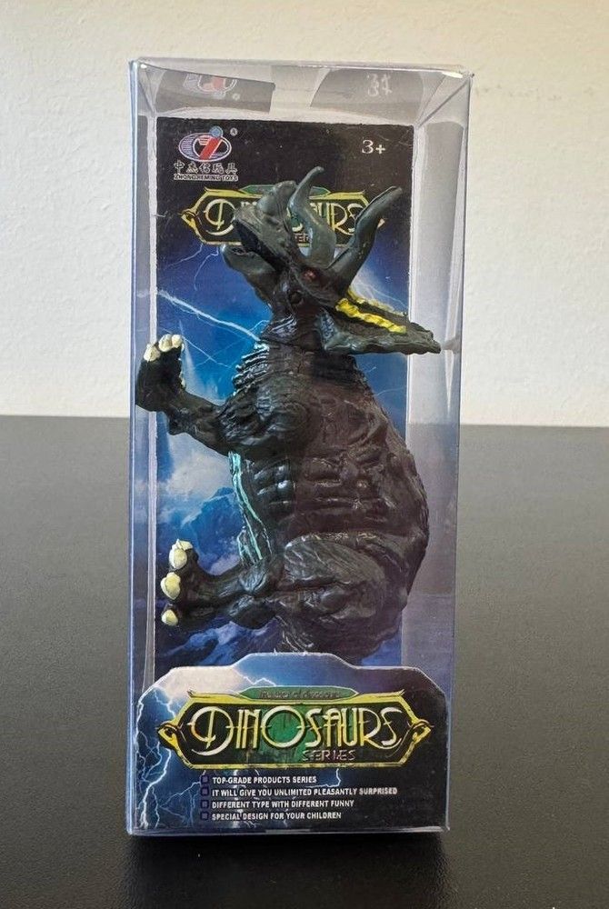 Фігурка Трицератопс жовто-зелений Dino Toys (56597) 2986096056597 фото