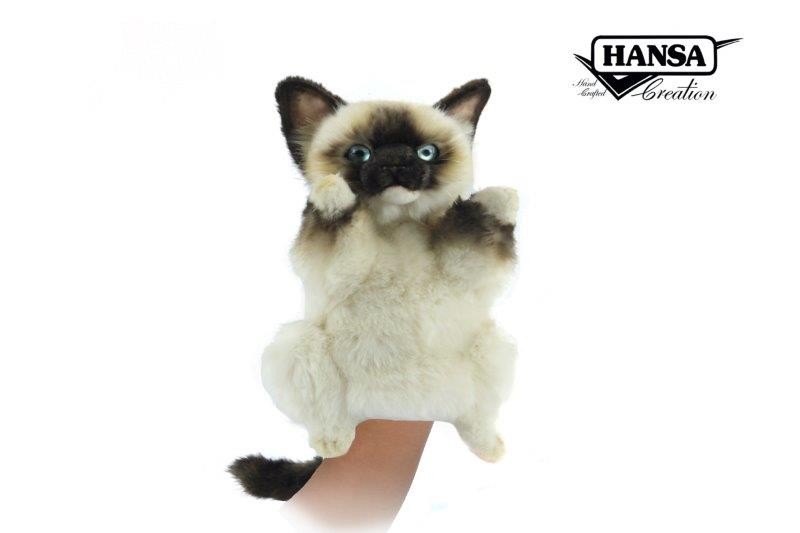 Hansa® | М'яка іграшка на руку Кошеня серія Puppet, H. 30см, HANSA (8228)