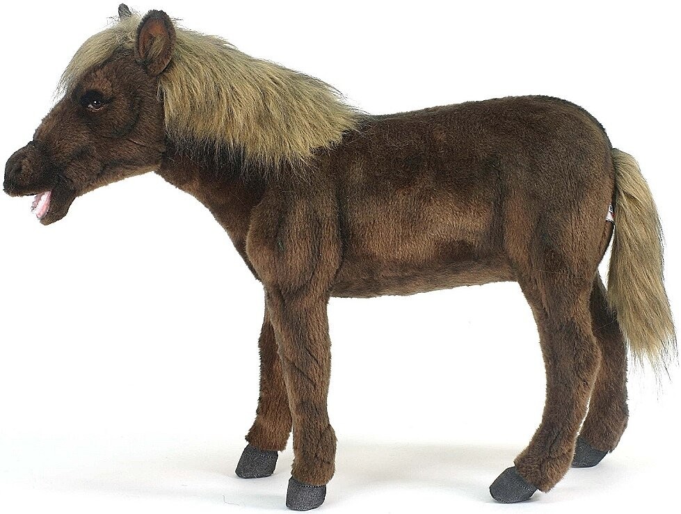Hansa® | Карликовий кінь (Хакі), 70 см, реалістична м'яка іграшка Hansa Toys (5452)