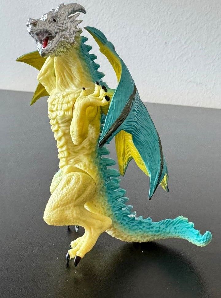 Фигурка Воинственный дракон с серебряной головой Dino Toys (57433) 2986096057433 фото