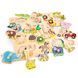Пазл Сафари, New Classic Toys, деревянный, 16 частей, арт. 10441 8718446104412 фото 3