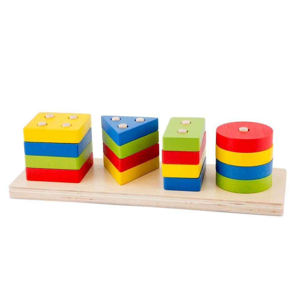 Пазл-сортер "Геометричні фігури" New Classic Toys 8718446105006 фото