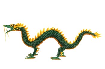 Hansa® | М'яка іграшка Дракон зелений, L. 60см, HANSA (8525)