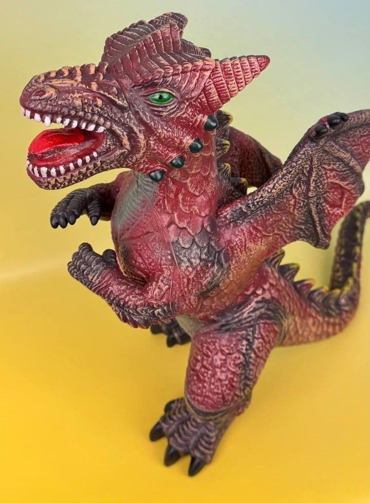 Фигурка Дракон со звуком коричнево-зеленый Dino Toys (57020) 2986096057020 фото
