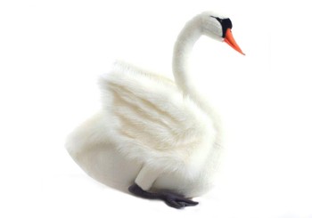 Hansa® | Мягкая игрушка Белый лебедь, Hansa, серия Animal Seat, 125 см, арт. 7180