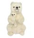 Hansa® | Мягкая игрушка Полярная медведица-мама с малышом, H. 31см, HANSA (7964) - фотографии