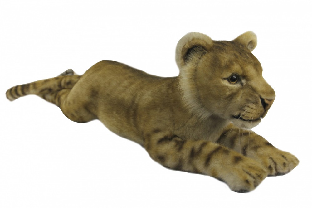 Hansa® | Лев, що лежить, 90 см, реалістична м'яка іграшка Hansa Toys (7890)