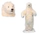 Hansa® | М'яка іграшка Полярний ведмідь, що стоїть, H. 140см, HANSA (6506) - фотографії