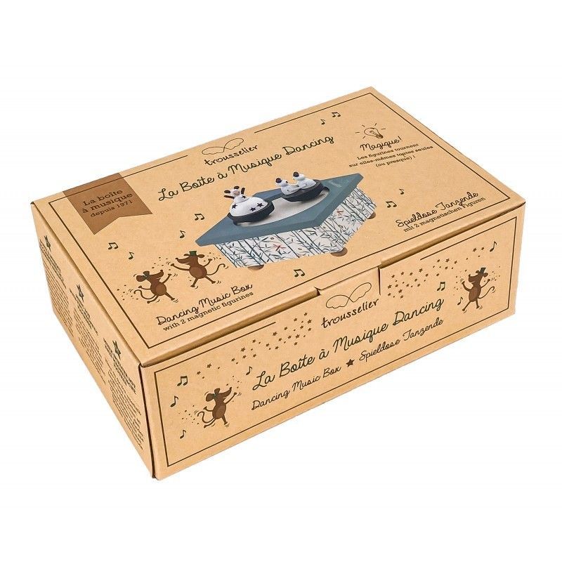 Танцующая музыкальная шкатулка "Девочка и панда", Trousselier | S95012 3457010950127 фото