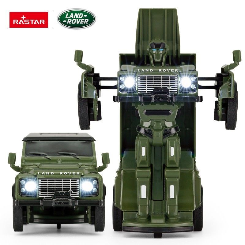 Автомобиль-трансформер Land Rover Defender, Rastar, 1:32, арт. 62000 6930751313552 фото