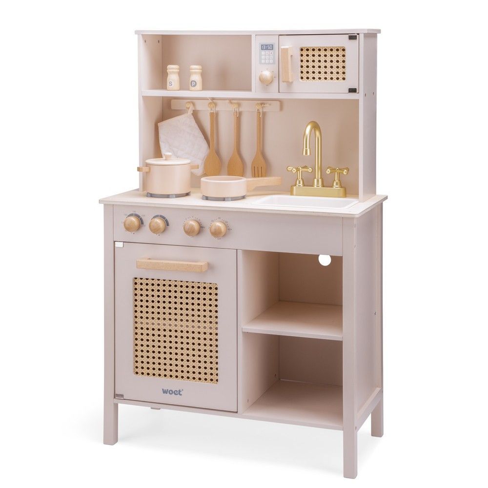 Міні-кухня - ротанг рожева, New Classic Toys (11046) 8718446110468 фото